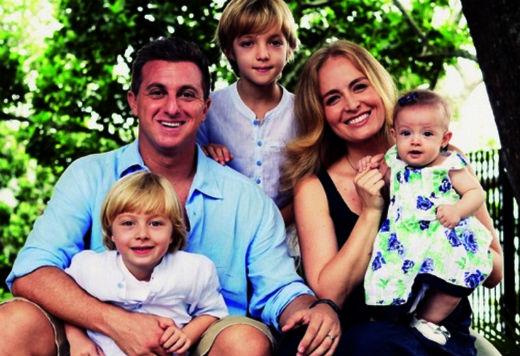 Luciano Huck Angélica filhos Benício Huck, Eva Huck e Joaquim Huck
