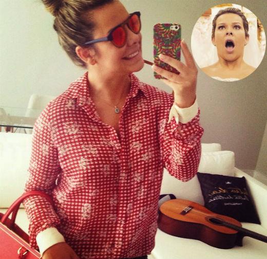 Fernanda Souza look trabalho lua de mel