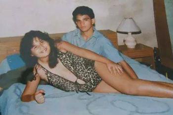 Cantor Luciano e Cleo Loyola casamento foto antiga