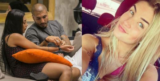 Amanda e Fernando e Aline BBB 15 Big Brother Brasil
