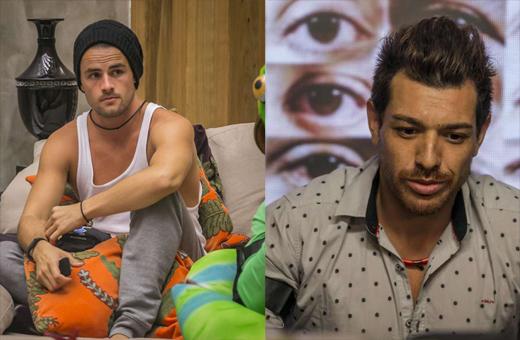 Cézar x Rafael paredão BBB 15 enquete Big brother brasil (Foto: Big Brother Brasil 15)