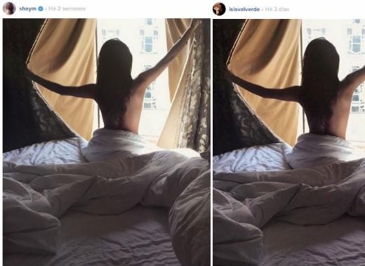 Isis Valverde foto copiada Shay Mitchell