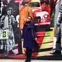 Isis Valverde e namorado em viagem para Nova York