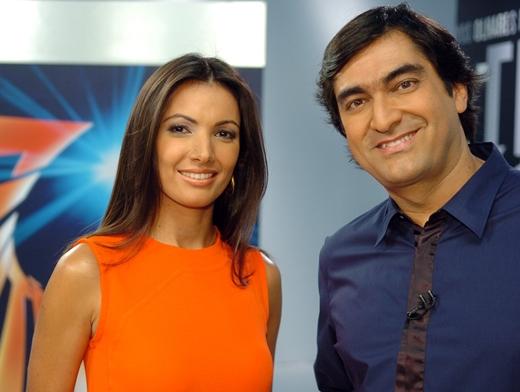Fotos com momentos da carreira de Zeca Camargo