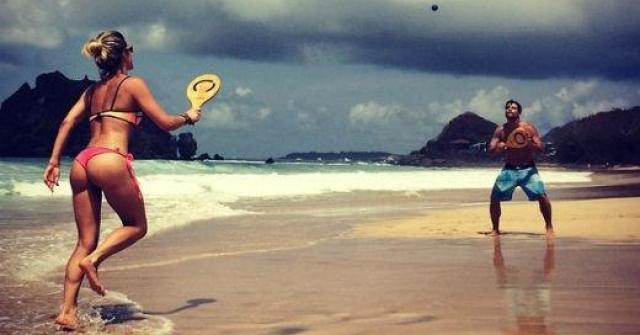 Giovanna Ewbank biquíni praia corpo perfeito (Foto: Reprodução/ Instagram)