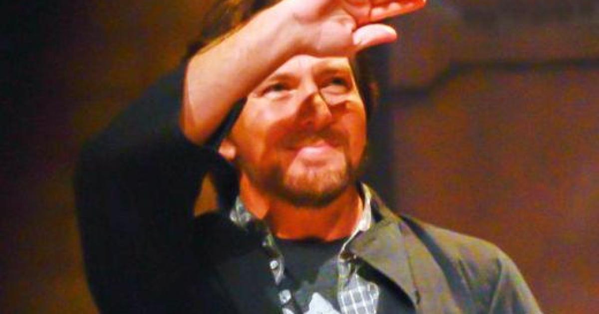Eddie Vedder show Pearl Jam Brasil
