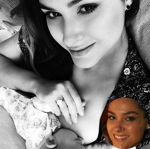 Amamentação é tema de comentário da mamãe Fernanda Machado, que tem o filho Lucca