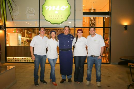 Os sócios: Carla, Cláudia, Gustavo e Marcelo foram buscar suas inspirações em autênticas gelaterias italianas, para trazer para São José dos Campos - SP