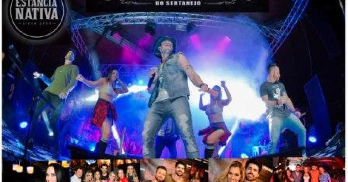 Os Donos do Sertanejo com o trio Os Marvados é só na Estância Nativa