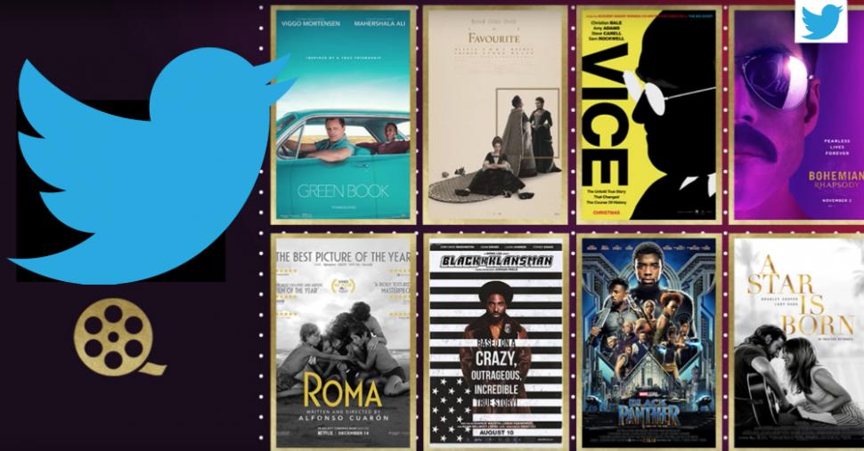 Oscar 2019 melhor filme oito filmes Twitter