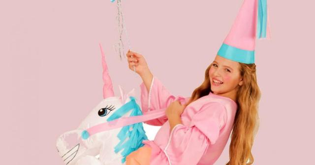 Roupa de unicórnio para aniversário para menina