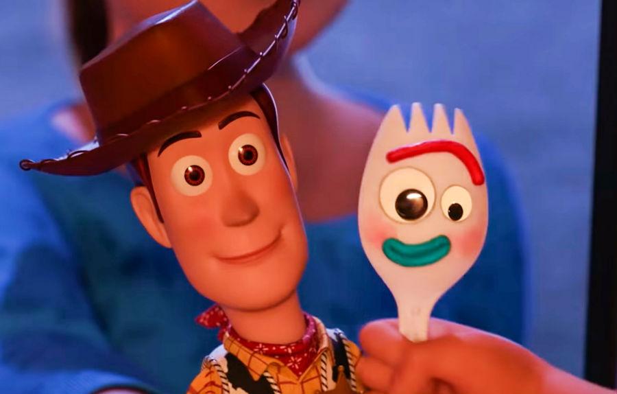 Toy Story 4 Woody e Garfinho