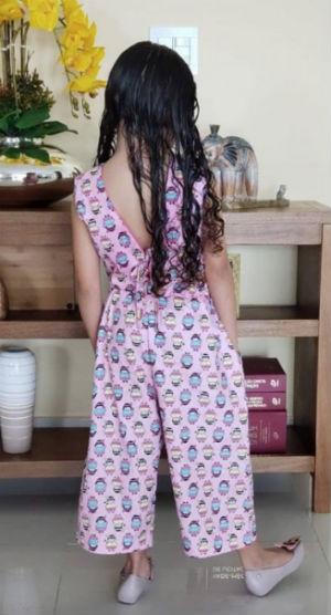 calça pantalona para meninas Duas Pequeninas