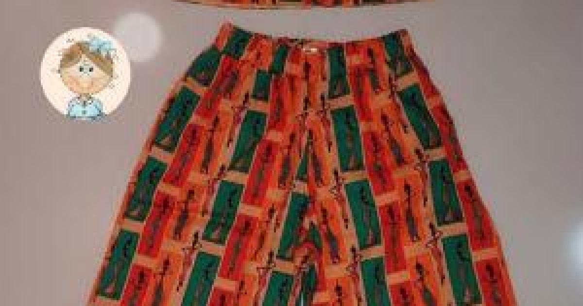 calça pantalona para meninas Duas Pequeninas