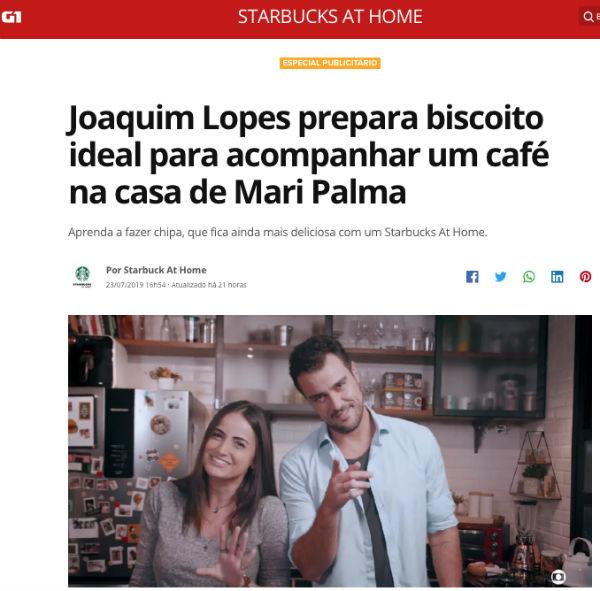 Mari Palma comercial Globo