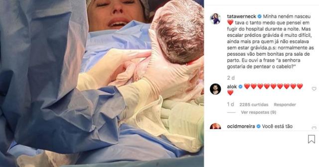 Clara Maria bebê filha de Tatá Werneck e Rafael Vitti (Foto: Reprodução/ Instagram)