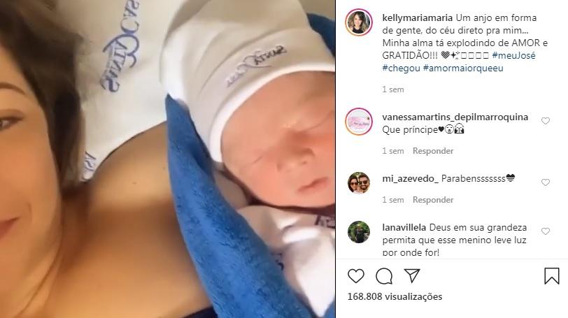 José nasceu bebê filho Kelly Maria e Jonas Almeida