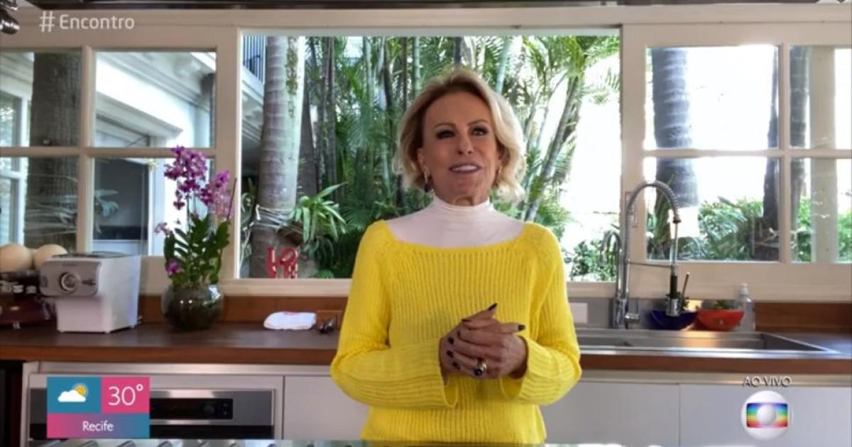 Ana Maria Braga no Encontro na TV Globo