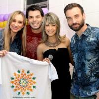Andressa Lopez com Kelly Maria e Jonas Almeida