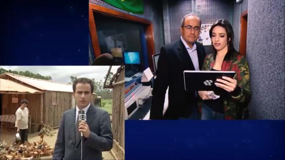 Carlos Abranches no início da TV Vanguarda