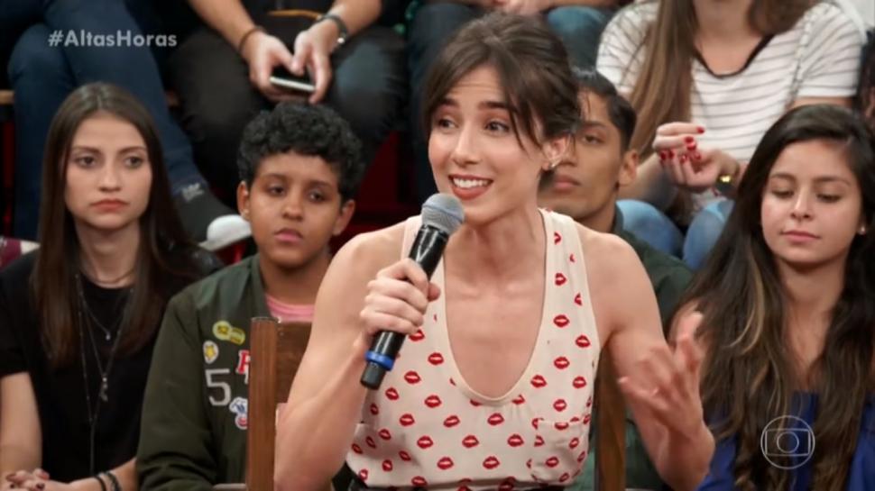 Marjorie Estiano no Altas Horas da Globo (Foto: Reprodução/ TV Globo)