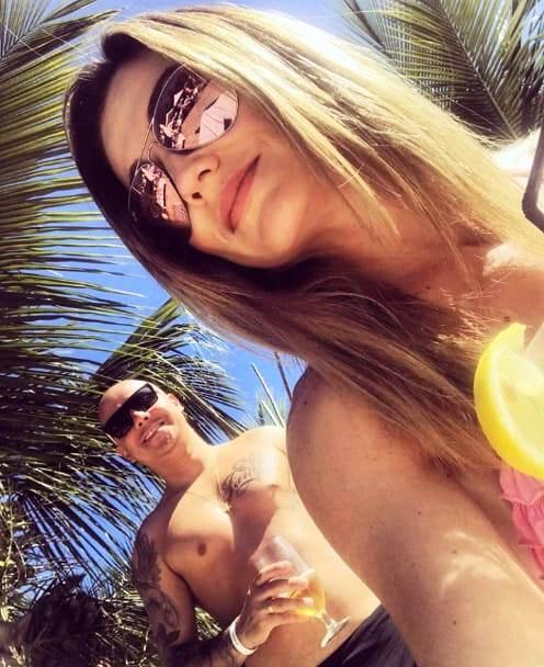 Agda Queiroz e o marido Phelipe