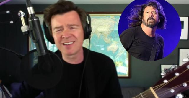 Ouça uma nova versão da música Everlong, de Dave Grohl, do Foo Fighters; desta vez temos Rick Astley cantando