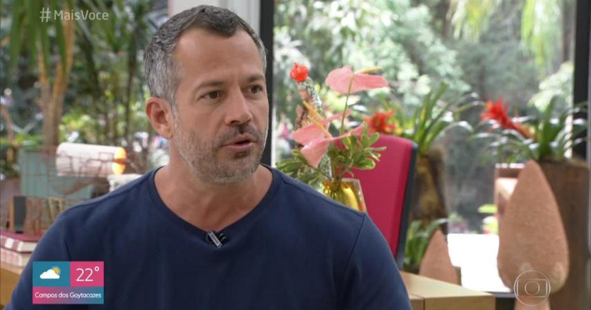 Papai Malvino Salvador fala sobre os filhos no Mais Você