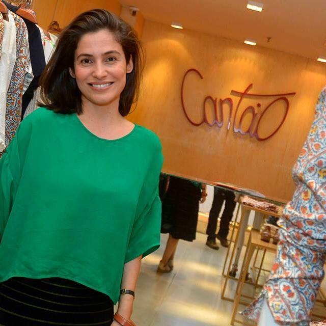 Lanza Mazza é estilista e irmã gêmea de Renata Vasconcellos
