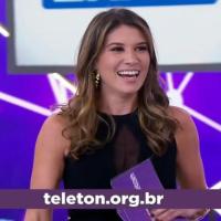 Rebeca Abravanel no programa Roda a Roda