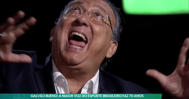O maior locutor esportivo do Brasil completou 70 anos de idade neste dia 21 de julho de 2020; veja nossa Wikipédia