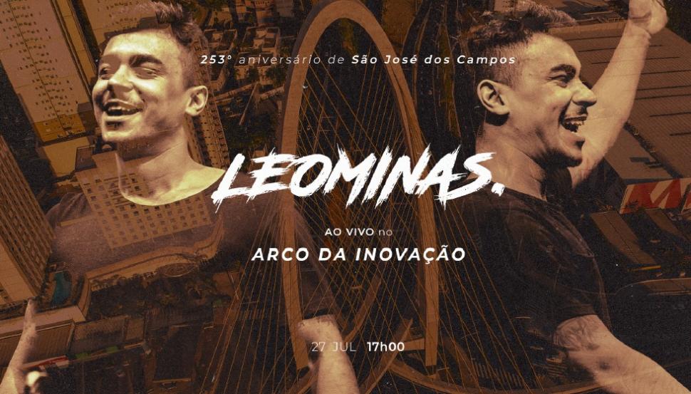 Aniversário de São José dos Campos tem show do DJ Leo Minas no Arco da Inovação; parabéns, São José!