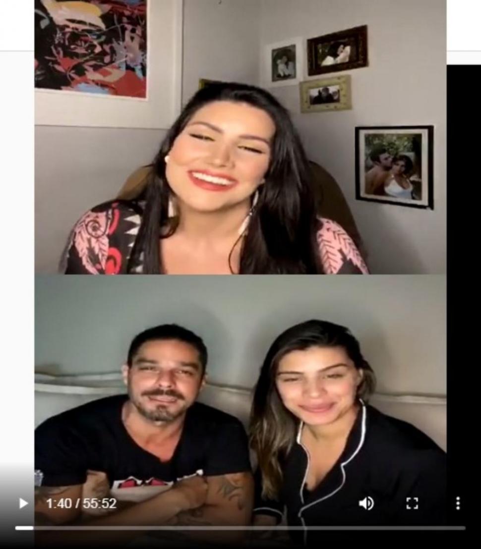 Mariana Felício entrevistou Diego Grossi e Franciele Almeida