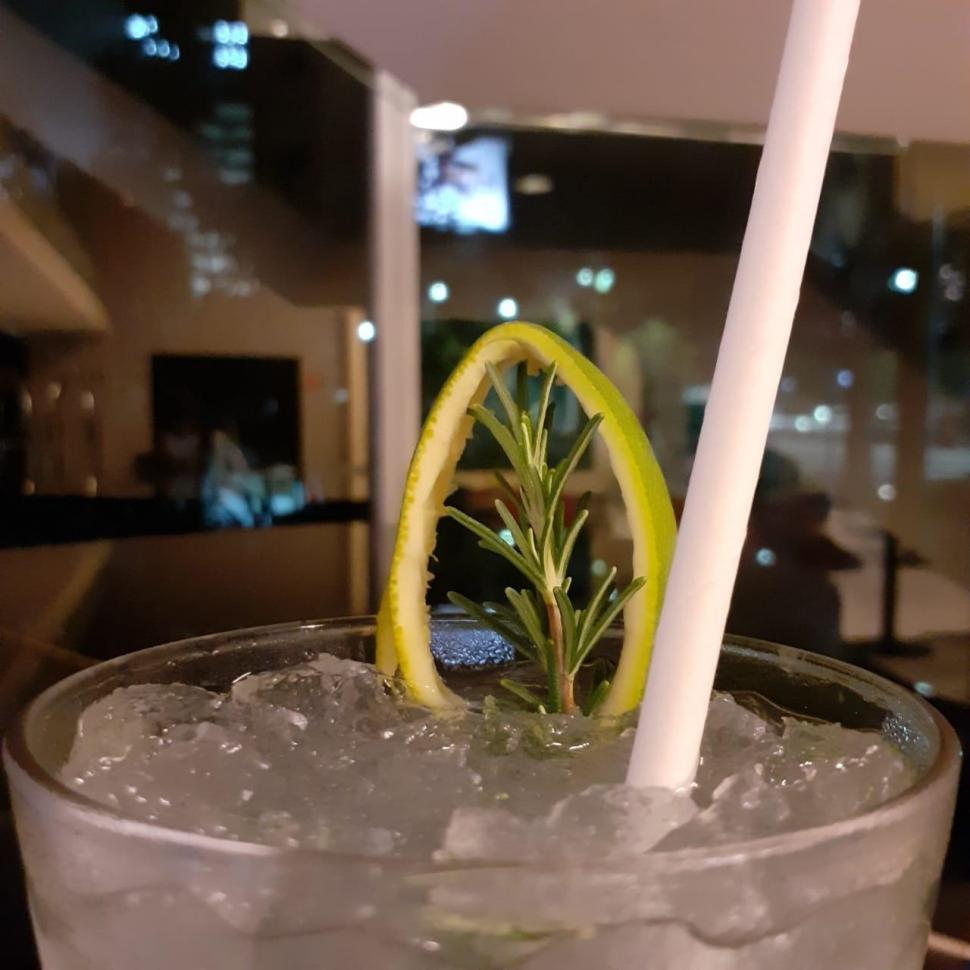 Bebida do Arco da Inovação no Cassiano Restaurante