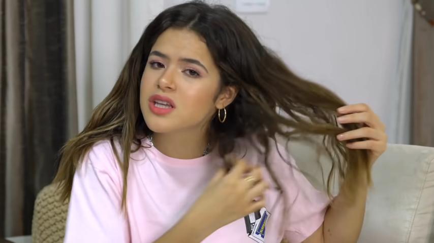 Cabelo da Maisa Silva em transição capilar