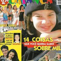 Fotos antigas de Fernanda Souza, a Mili, em Chiquititas