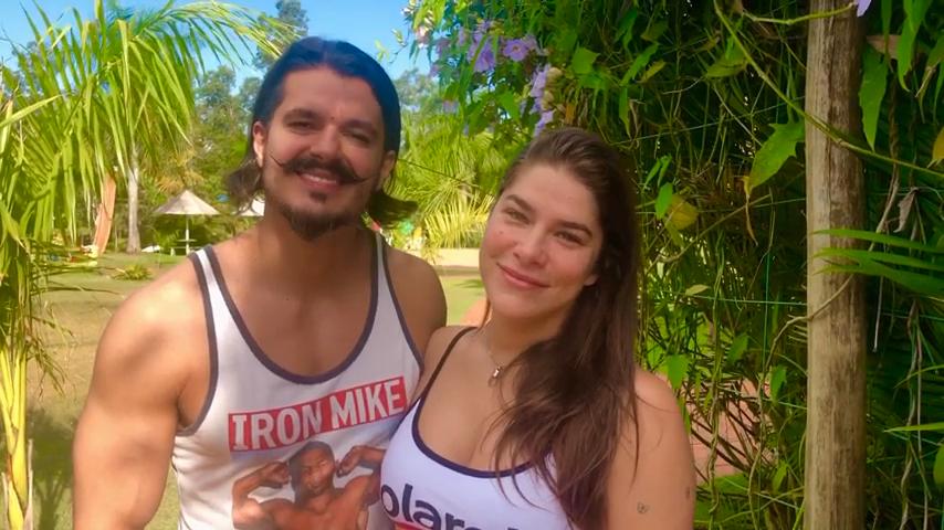 Priscila Fantin e o marido Bruno Lopes