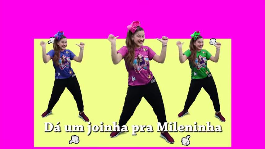 Youtuber Mileninha, a Milena Stepanienco, em vídeos do YouTube
