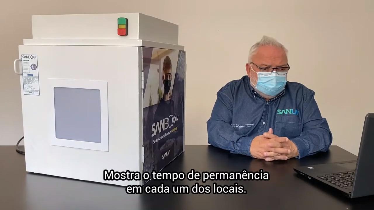 Sanuv para limpar compras de supermercado