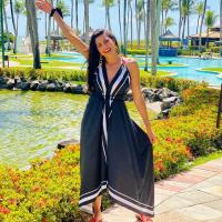 Fotos de Mariana Felício em resort com praia na Bahia