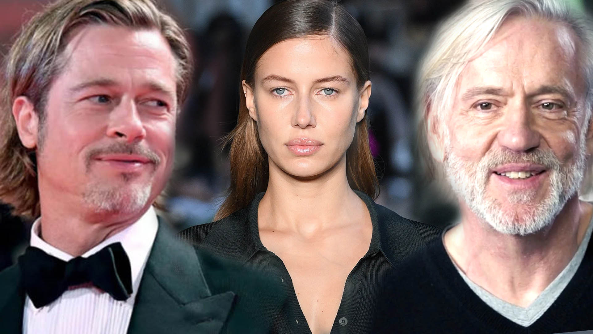 Brad Pitt, Nicole Poturalski e Roland Mary
