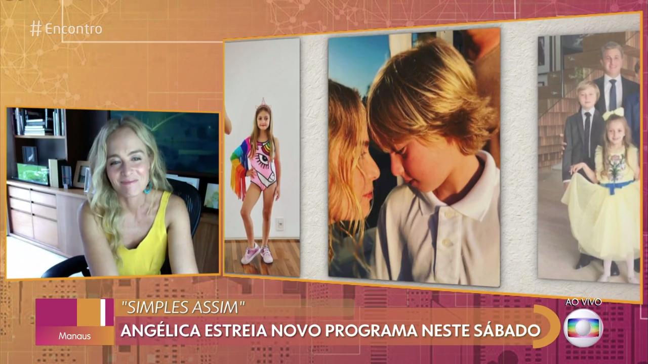 Fotos de Angélica na Globo