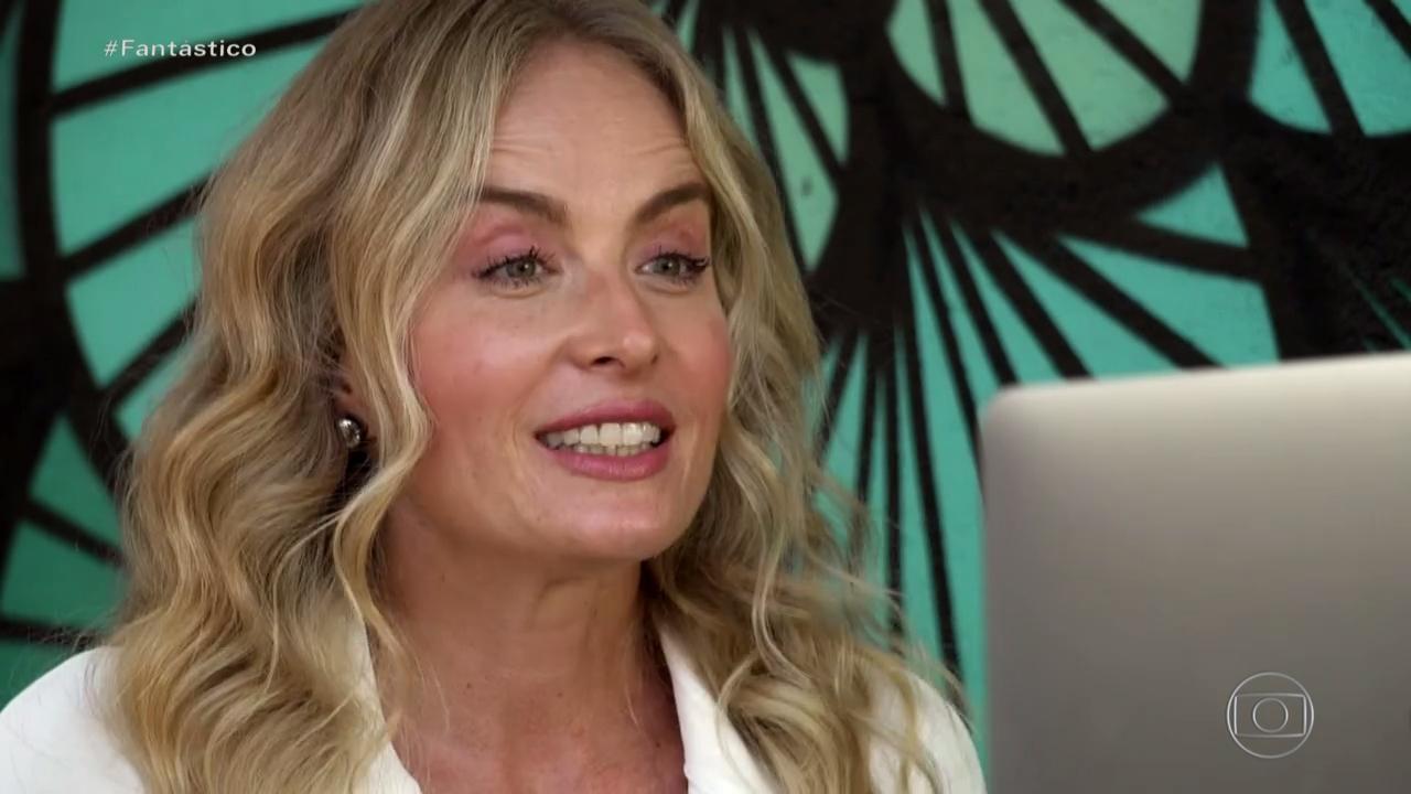 Fotos de Angélica na Globo (Foto: Reprodução/ TV Globo)