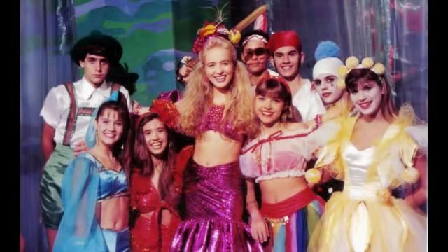 Fotos antigas de Angélica em biografia