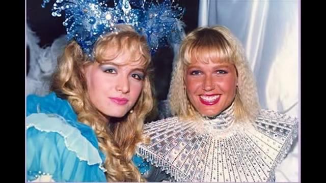 Fotos antigas de Angélica em biografia