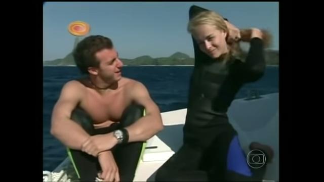 Fotos antigas de Angélica em biografia