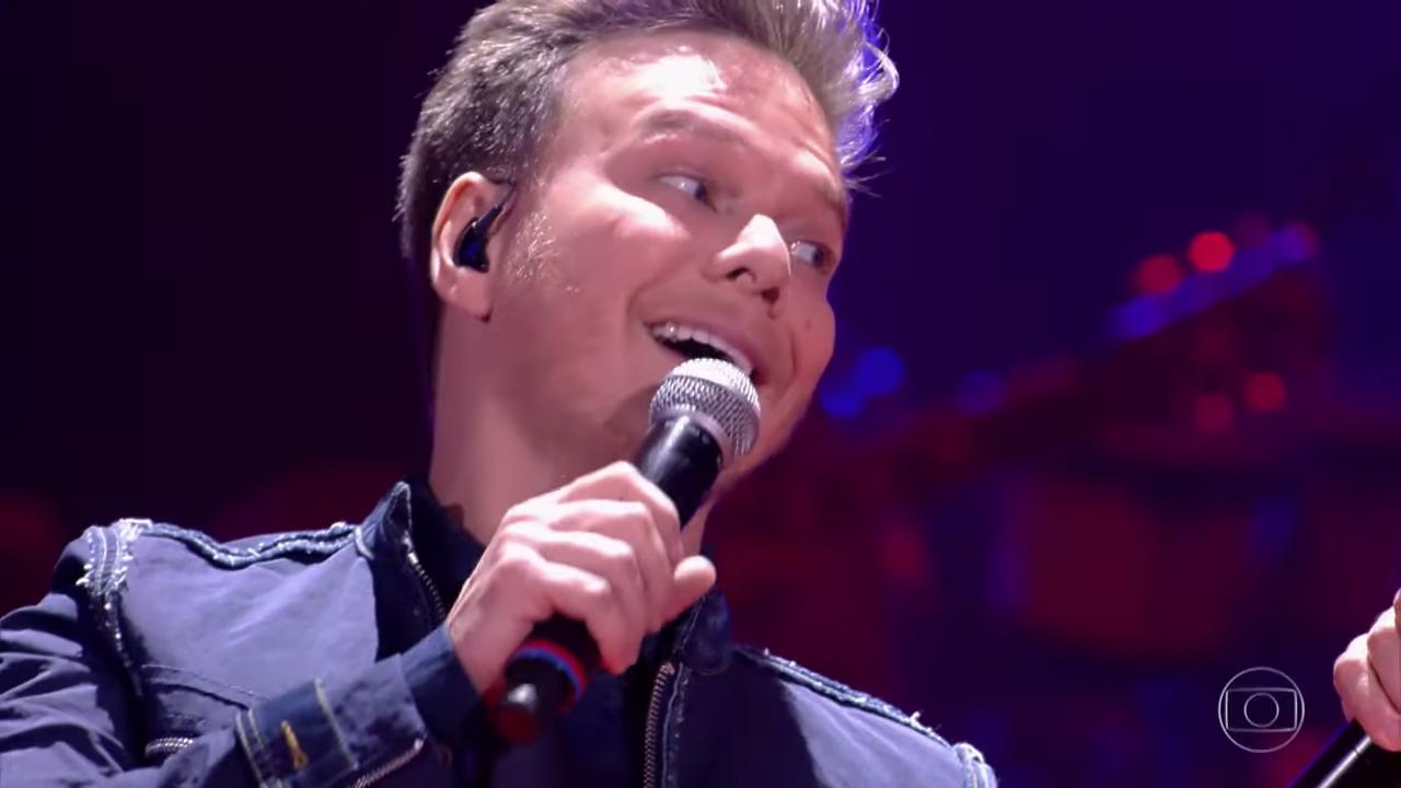Michel Teló no The Voice Brasil (Foto: Reprodução/ TV Globo)