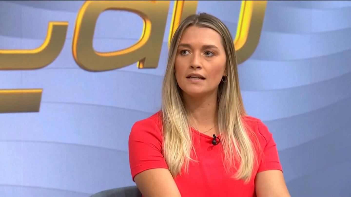 Ana Thaís Matos, jornalista esportiva e comentarista da Globo (Foto: Reprodução/ Globoplay)