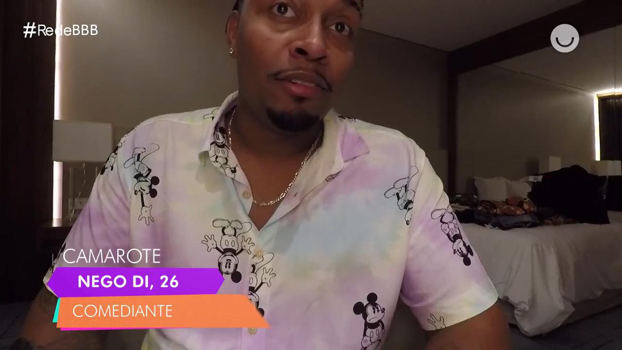 Nego Di, comediante e participante do BBB 21