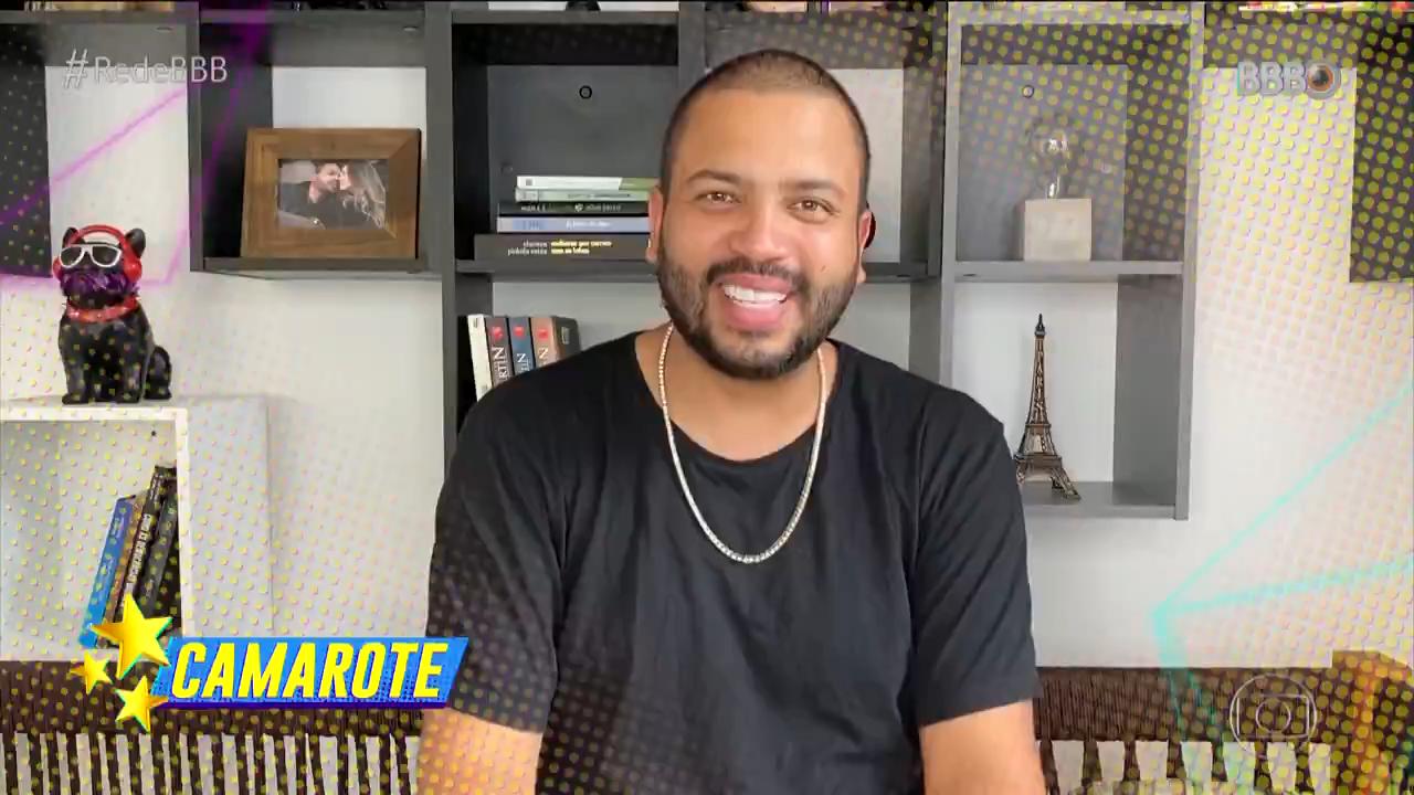 Projota em momentos de BBB 21 e músicas